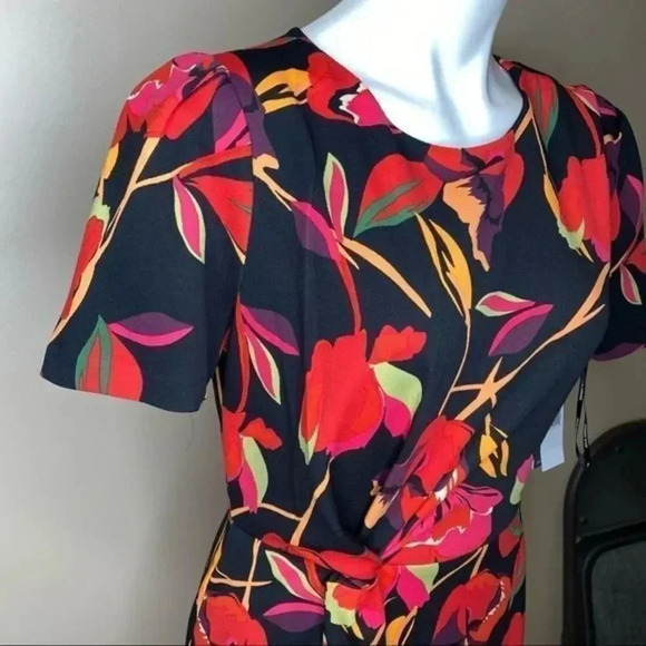 Julia Jordan printed side Twist dress - Picture 9 of 16